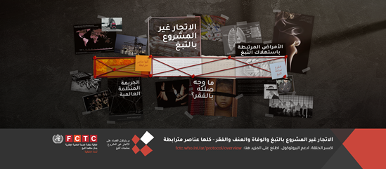 الاتجار غير المشروع بمنتجات التبغ والوفاة والعنف والفقر أمور مترابطة.