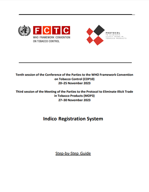 COP10 MOP3 registration