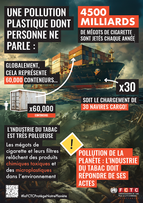 4500 milliards de mégots de cigarette sont jetés chaque année