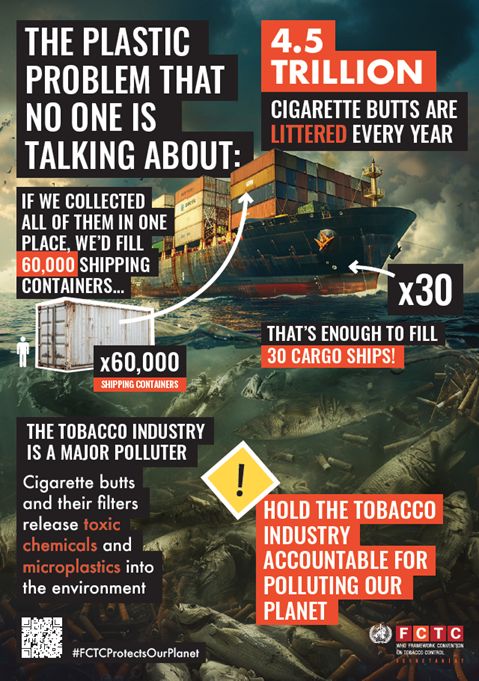 4.5 trillion cigarette butts end up littered in our lakes, oceans, and ...