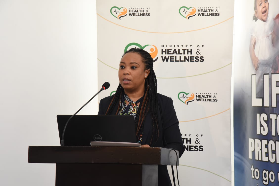 Sheryl Dennis-Wright, WHO FCTC focal point Jamaica, at a Multisectoral Sensitization session among Ministries, departments and agencies on WHO FCTC Article 5.3 and Article 8 that took place in Kingston, Jamaica in August 2020.