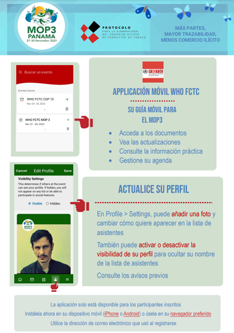 Su guía móvil para el MOP3
