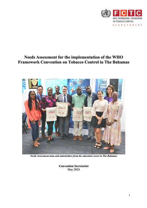 Bahamas WHO FCTC Needs Assessment