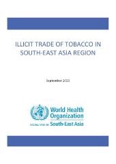 Illicit Trade of Tobacco in South-East Asia Region