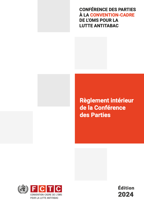 Règlement intérieur de la Conférence des Parties