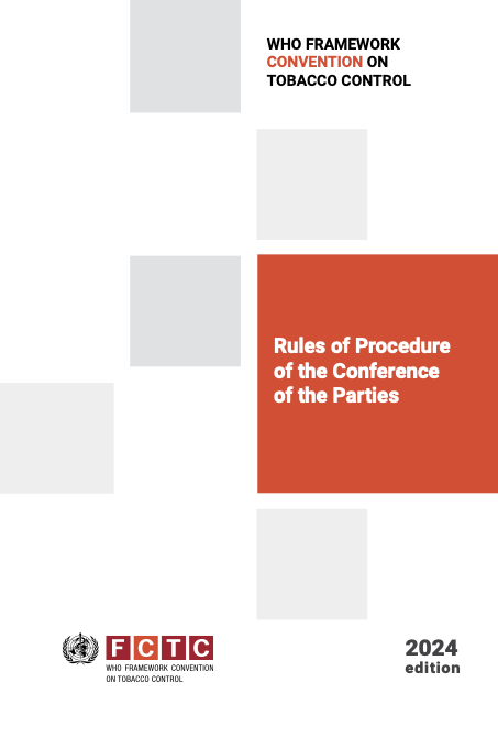 Rules of Procedure of the Conference of the Parties