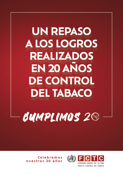20 años de unainiciativa para elcontrol del tabacoque salva vidas