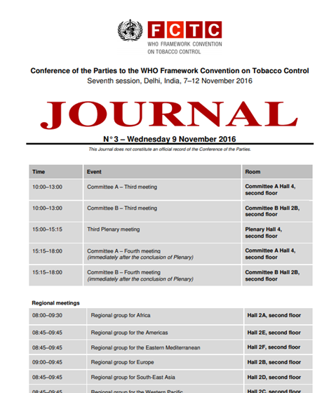 FCTC/COP/7/38 Tobacco advertising, promotion and sponsorship: depiction of tobacco in entertainment media