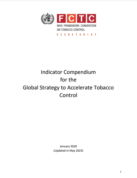 Indicator Compendium for the Global Strategy to Accelerate Tobacco Control