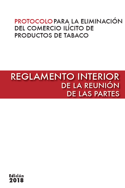 Reglamento interior de la reunión de las Partes