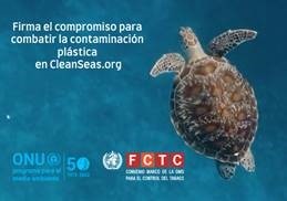 Firma el compromiso para combatir la cotaminación plástica en CleanSeas.org
